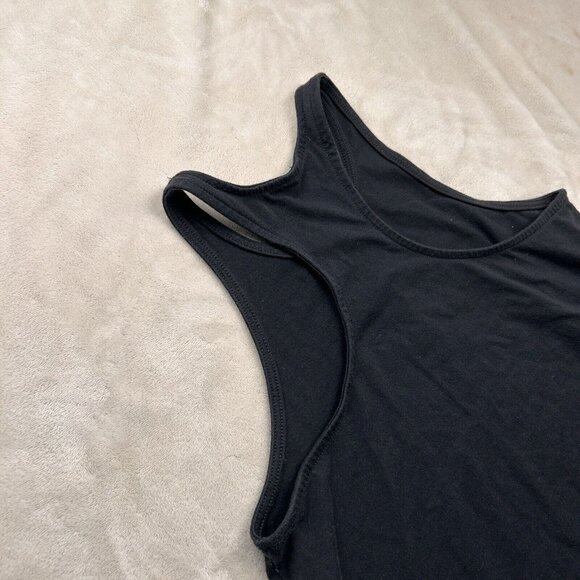 Coraline Women’s Tank Top Medium Black Long Flowy Cat Graphic Print Hot Topic - Picture 8 of 9